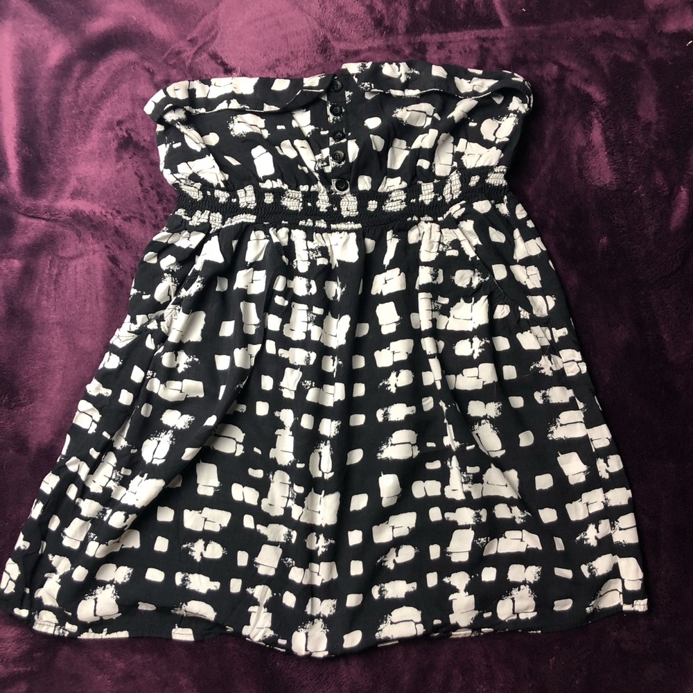 4/$20 Imaginary Voyage Womens Strapless Dress